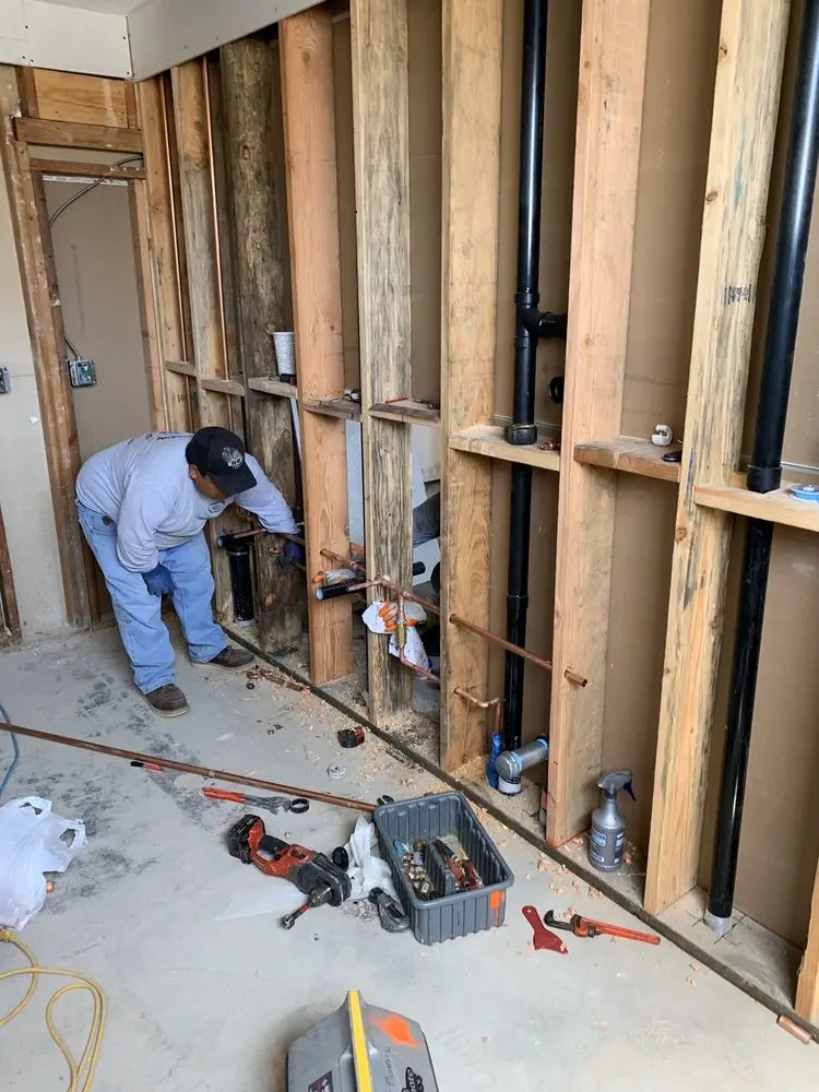Commercial rough-in plumbing for Gas Line Repair in Mount Misery